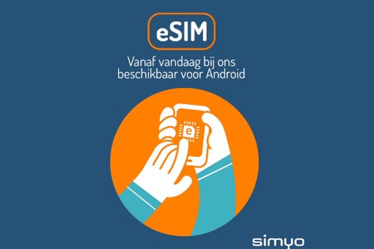 eSIM voor Simyo-klanten werkt nu ook op Android-telefoons