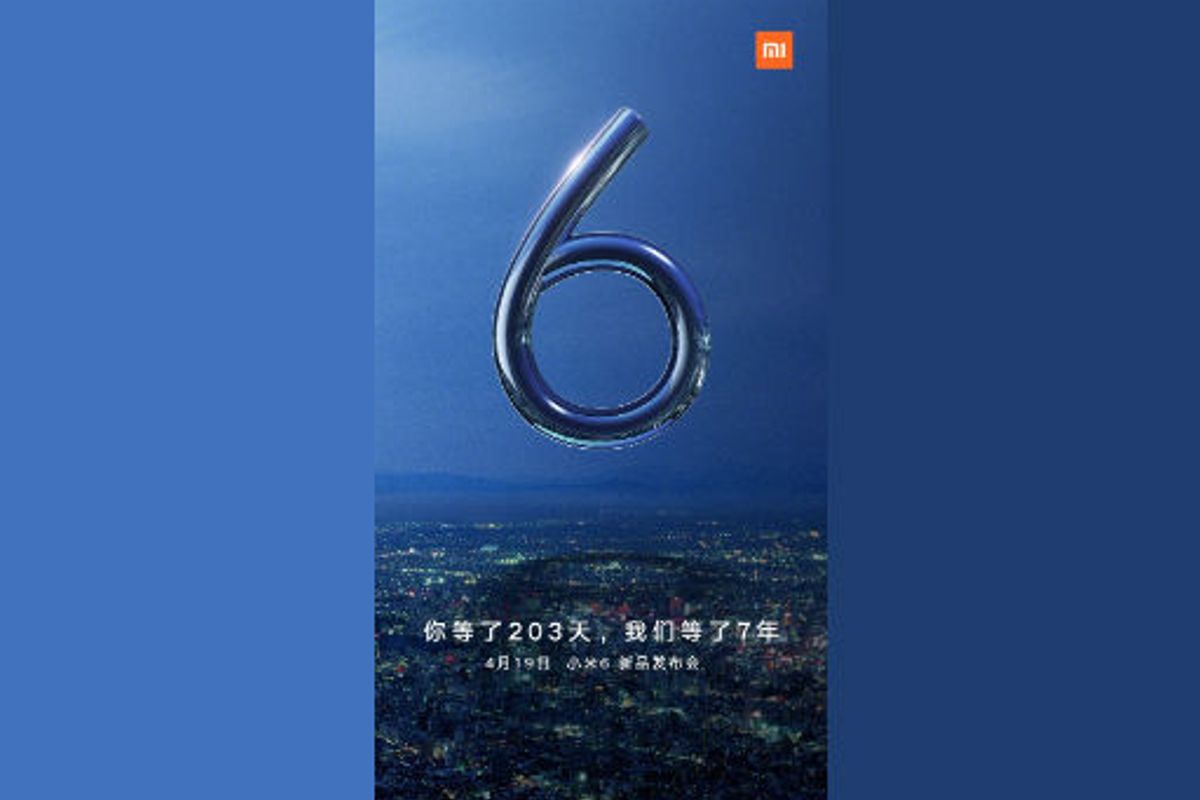Xiaomi Mi 6 en Mi 6 Plus worden 19 april aangekondigd