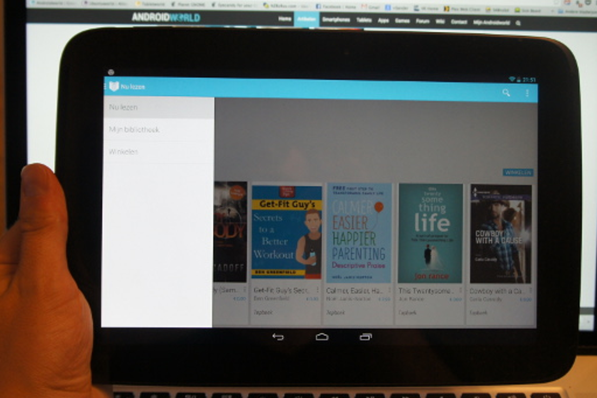 Update voor Google Play Books-applicatie, kleine wijzigingen