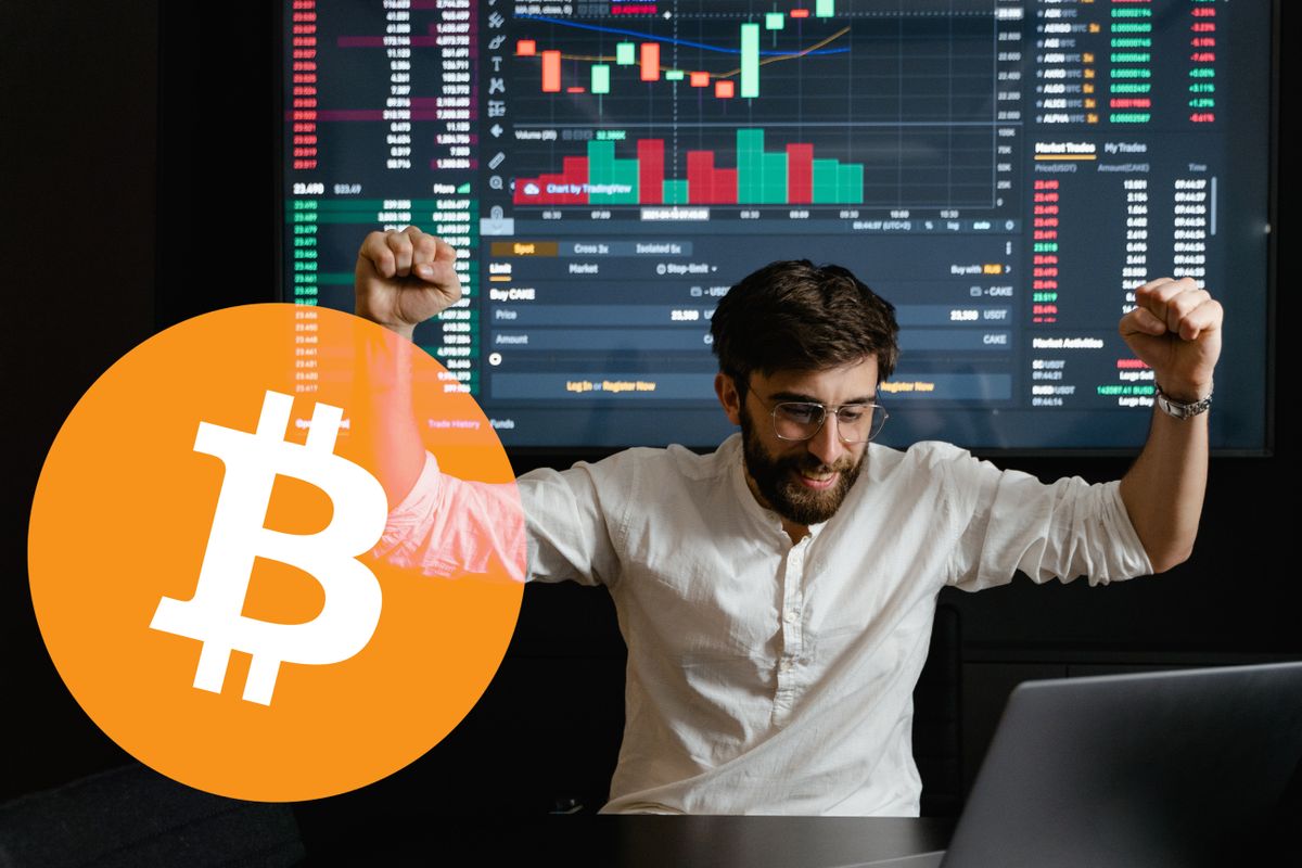 Bitcoin begint de week met een knaller: 9% stijging tot $57.500