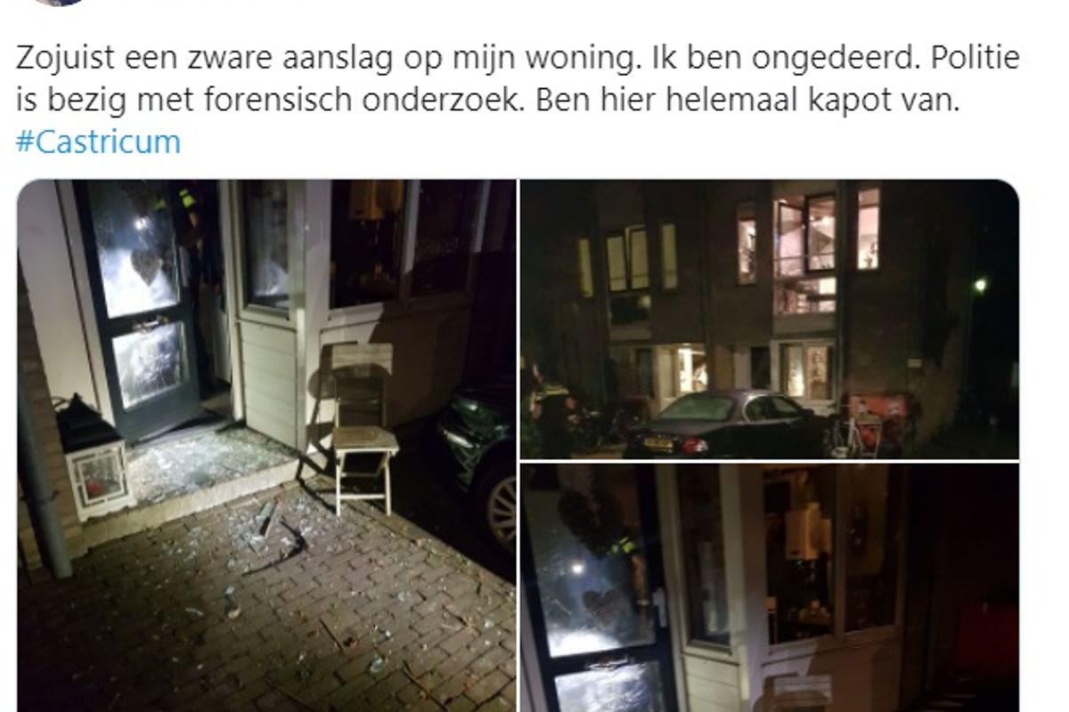 Walgelijk! Aanslag op huis van fortuynist en pro-FVD-raadslid in Castricum