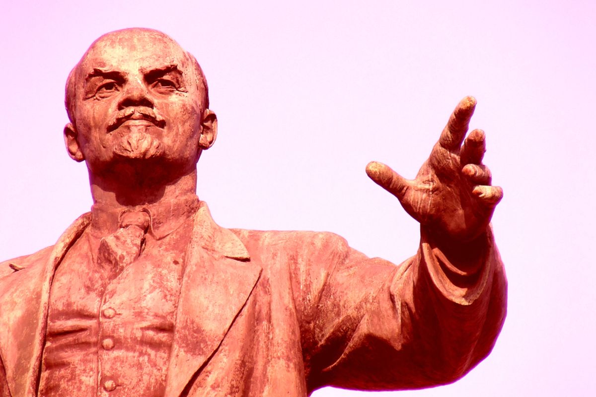 Jonge SP'ers herdenken 151e verjaardag van massamoordenaar Vladimir Lenin: 'Een belangrijke inspiratiebron!'