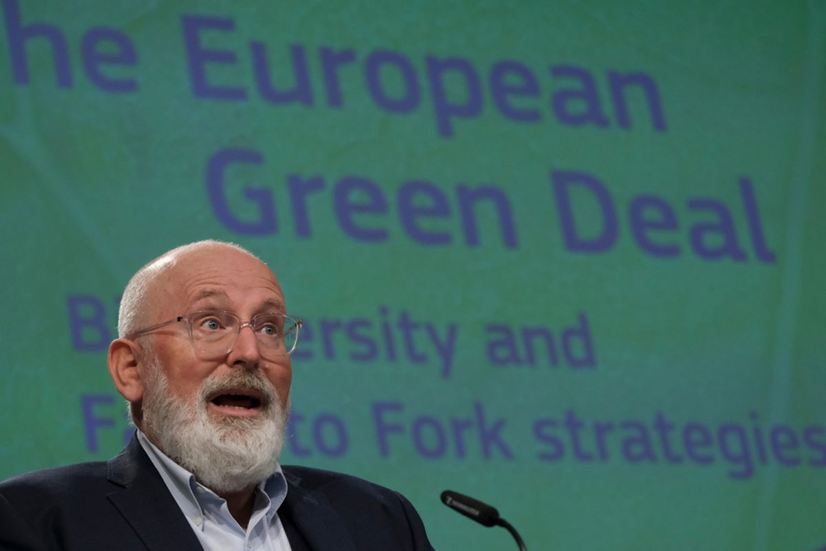 Klimaatpaus Timmermans presenteert economie-slopende Green Deal: Speciale wetten gaan uitstoot broeikasgassen verminderen