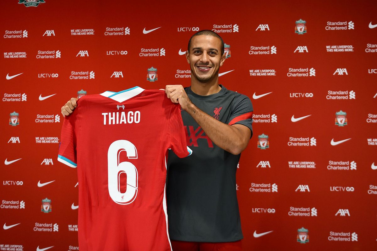 Liverpool confirm signing of Thiago Alcantara