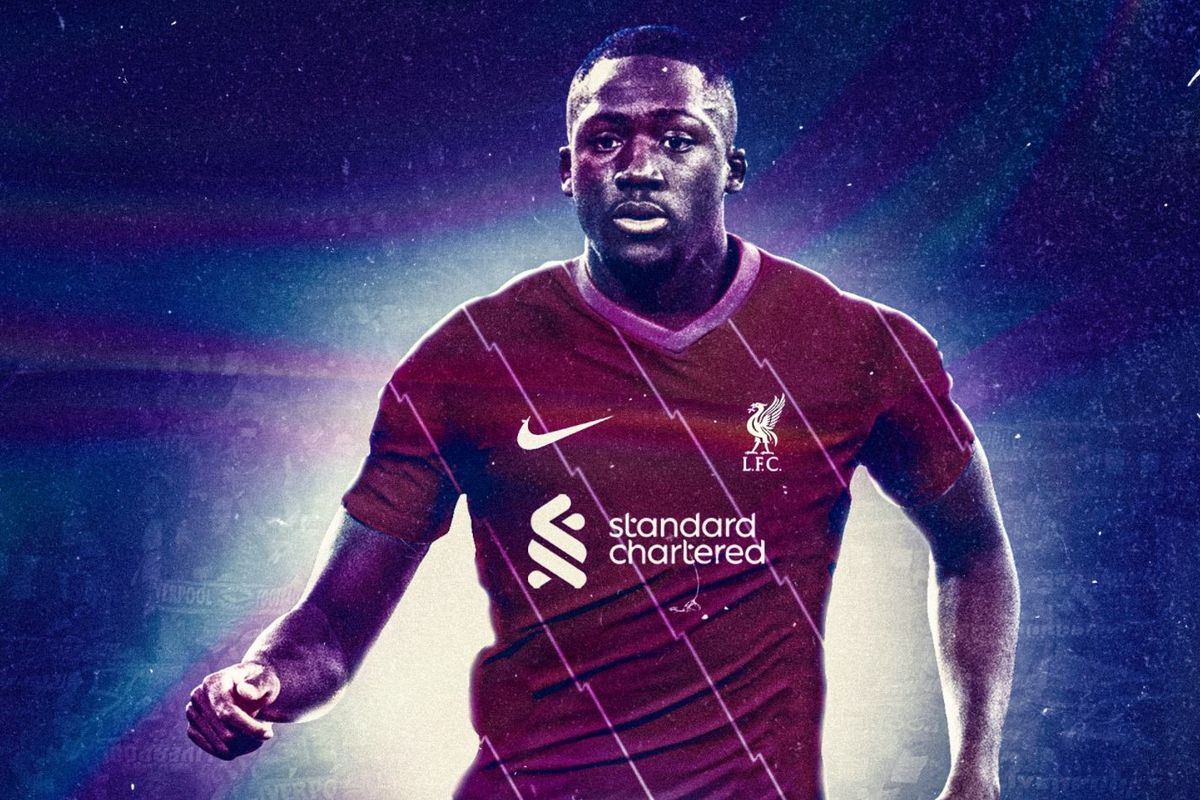 Concept edit of Ibrahima Konate in Liverpool home kit is class; he suits Red!
