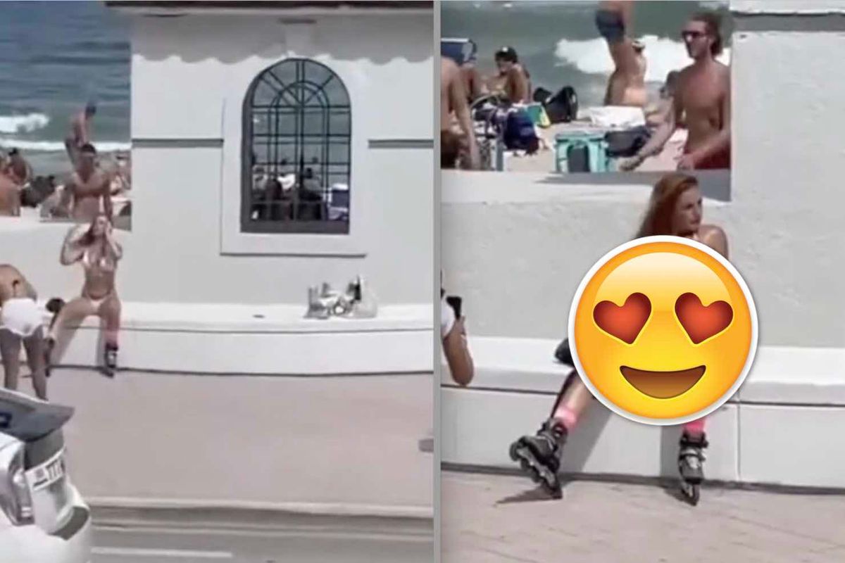 'Schatje, ik ben echt maar gewoon de zon en het strand aan het filmen'