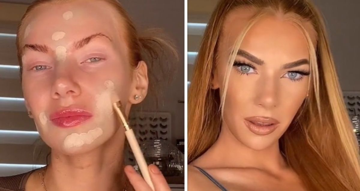 'Grootste catfish' van TikTok laat zien hoe ze met make-up in geen tijd transformeert tot 'topmodel'