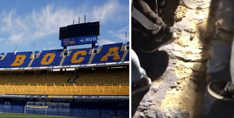 Waanzinnige beelden hoe tribune in legendarische Bombonera-stadion 'in twee breekt'