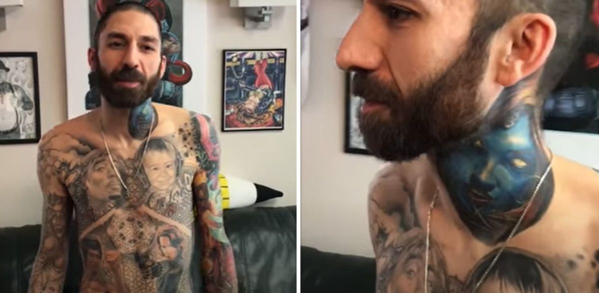 Marvel-superfan breekt wereldrecord met 31 getatoeëerde personages op zijn lichaam