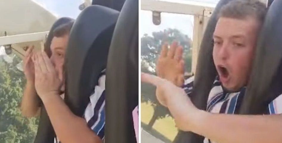 Gast die superbang is van rollercoasters gaat er toch in eentje en beleeft een ware nachtmerrie