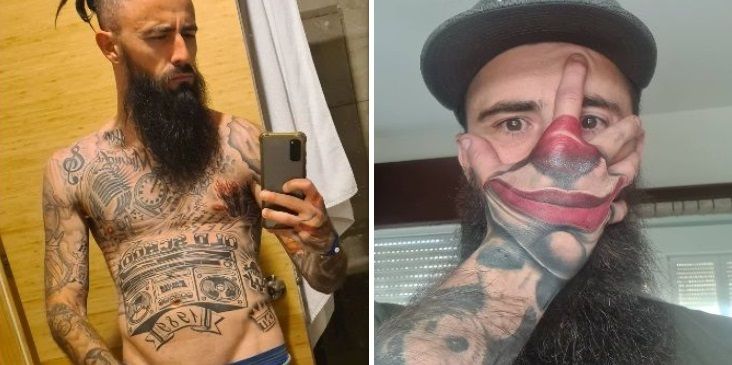 Vlaamse hiphopper Niels (33) kroont zich tot 'Mister Tattoo Benelux': "Ooit weggestuurd op eerste werkdag"