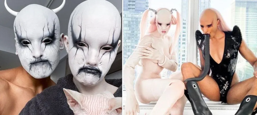 "Wij zijn een koppel non-binaire aliens. Mensen noemen ons duivels en we worden bespuugd"