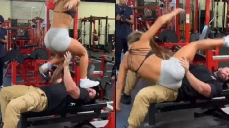 Oud maar goud - Bodybuilder heeft tien hechtingen nodig nadat 'stunt' in de fitness fout gaat
