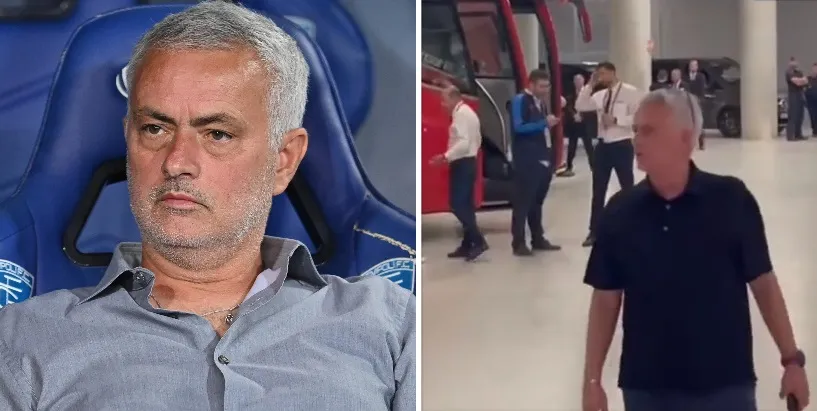 Mourinho gooit medaille in publiek en belaagt scheids in parking na verloren Europa League-finale