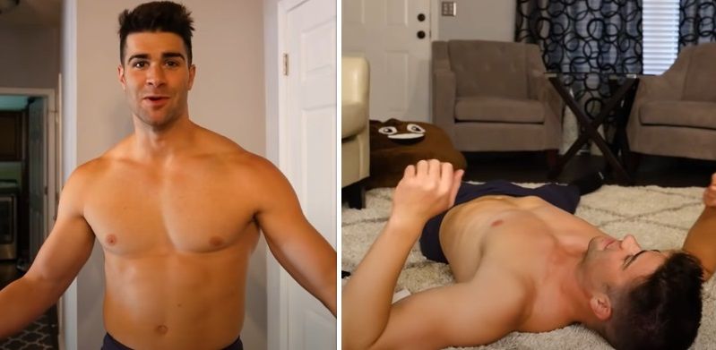 YouTuber doet challenge van 1000 push-ups in 24 uur en filmt wat er met zijn lichaam gebeurt