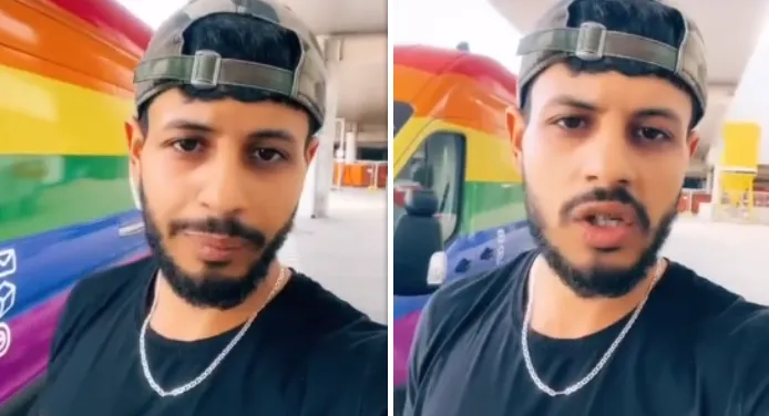 PostNL-bezorger Majdy ziet regenboogbusje niet zitten, neemt ontslag en werkt nu bij concurrent