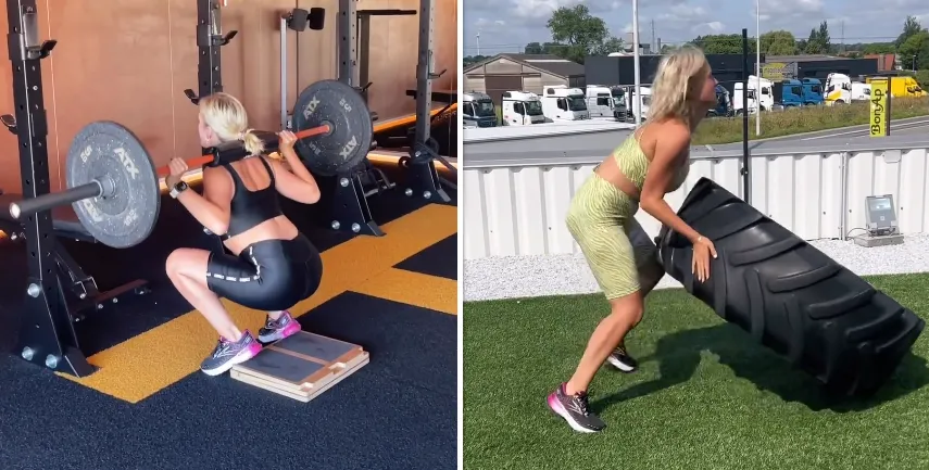 Julie Vermeire deelt stevige work-out video en haar fans strooien met superlatieven: "Straffe madam!"