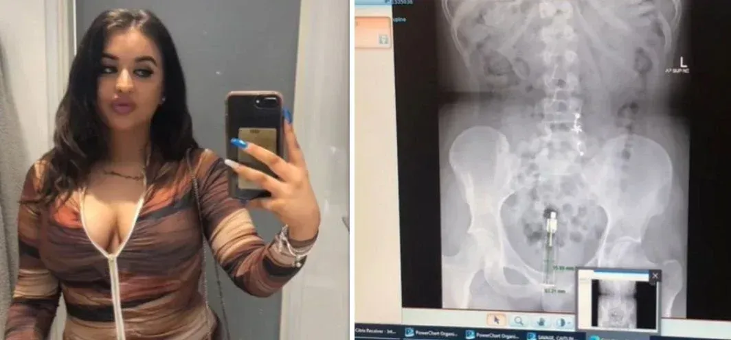 Oud maar goud - Caitlin heeft stomende vrijpartij met vriend, maar 'hulpmiddel' blijft ergens steken