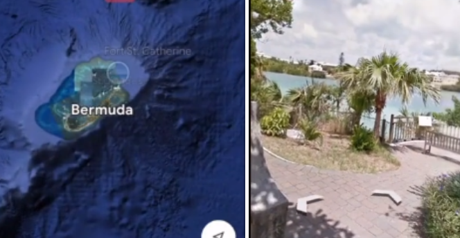 Of je er nu in gelooft of niet, Google Maps toont alleszins een UFO in de lucht boven Bermuda