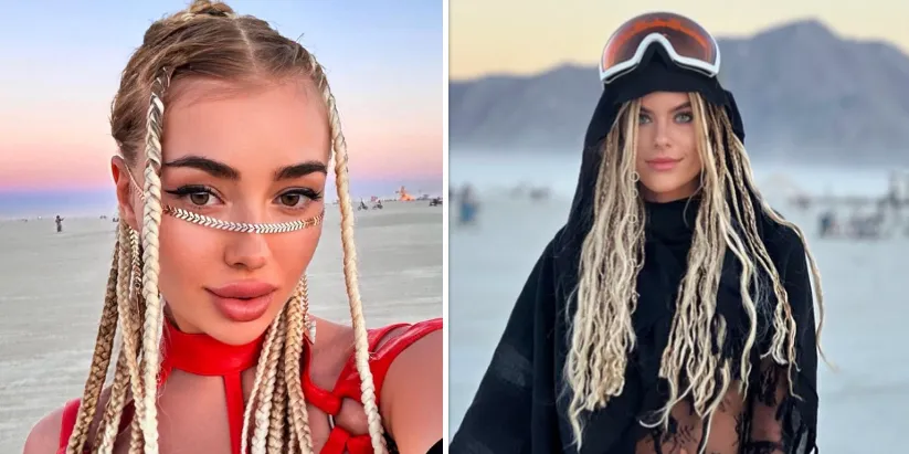 Aan knappe en coole festivalbabes weer geen gebrek op het legendarische Burning Man (foto's)