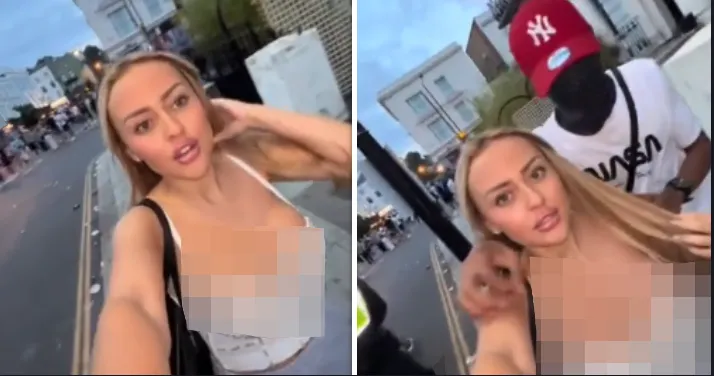 Sympathieke mensen op Nothing Hill Carnival, zeker als je blond en goed 'voorzien' bent