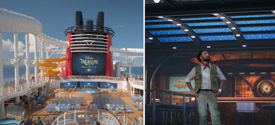 Eerste blik in Disney's nieuwe cruiseschip met o.a. een waterglijbaan van 230 meter en een Marvel-restaurant