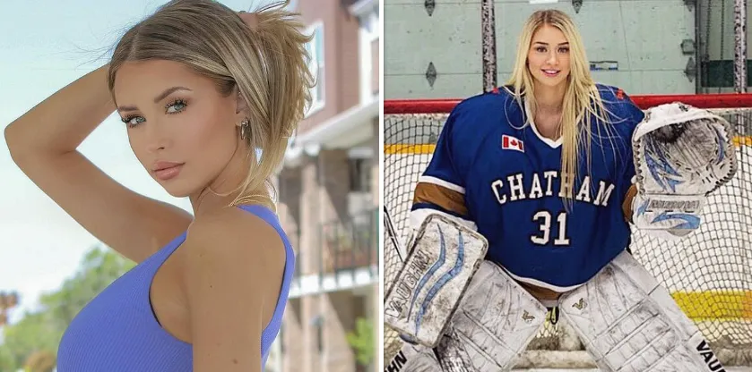 Knapste ijshockeyspeelster ter wereld laat het zwembadwater koken met gloeiendhete foto's