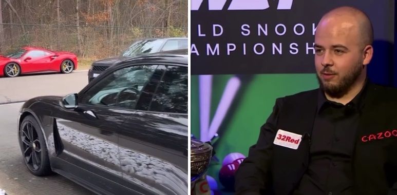 Wereldkampioen snooker Luca Brecel pakt op Instagram uit met zijn luxewagens
