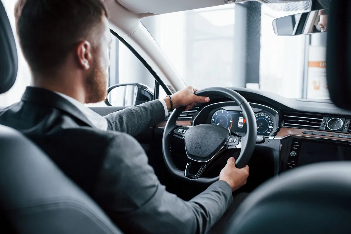 modern businessman trying his new car automobile salon 146671 16037