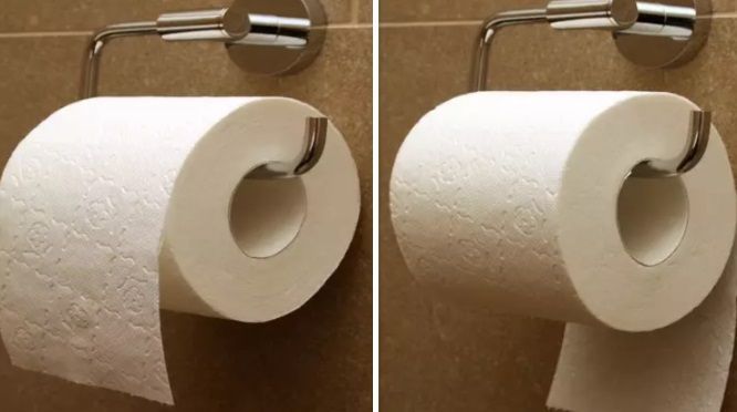 Hoe moet je een toiletrol ophangen? Een expert geeft het antwoord: "Zo en nooit anders!"