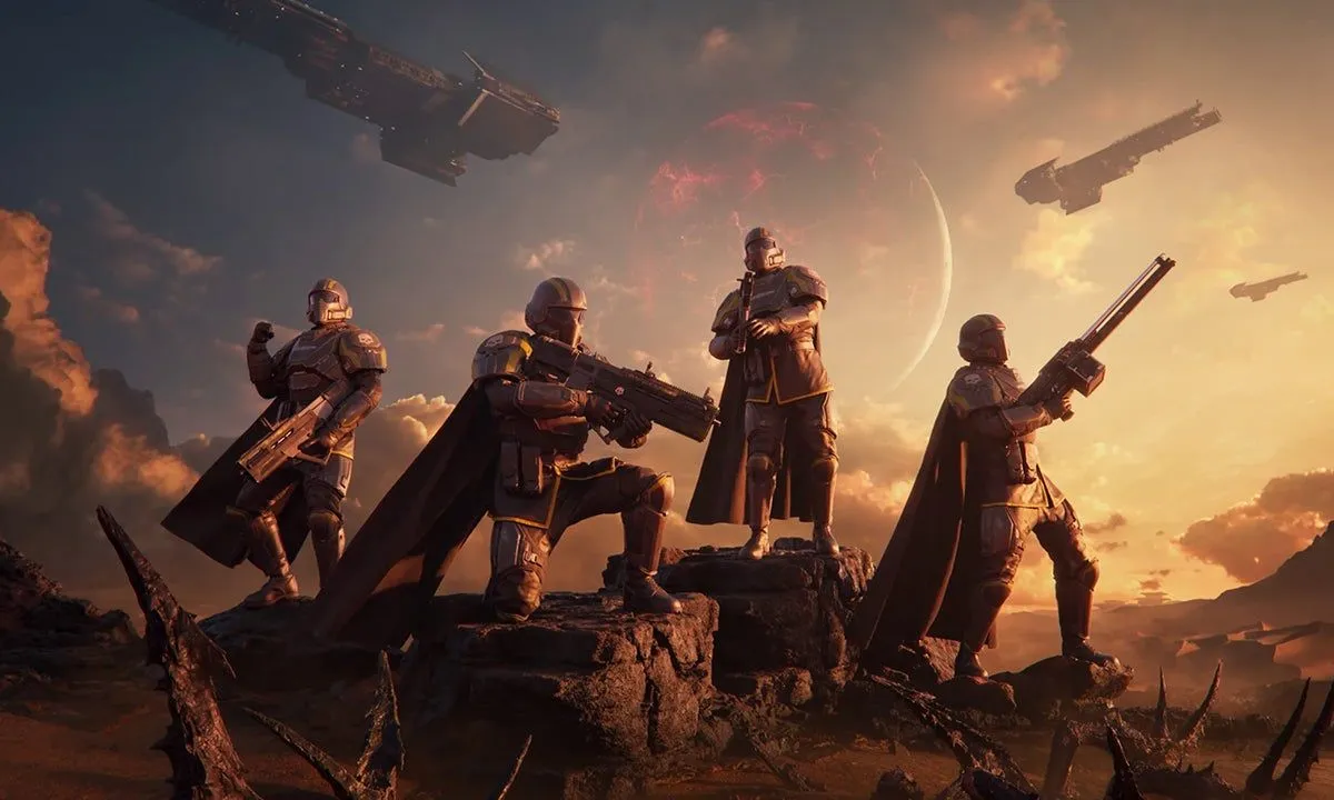 helldivers 2 art