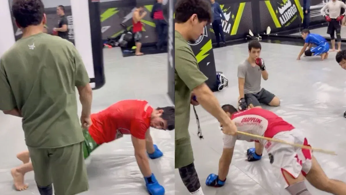 Wie te laat komt of er zijn voeten aan veegt bij MMA-trainer Jasur Alijanov, zal het gevoeld hebben
