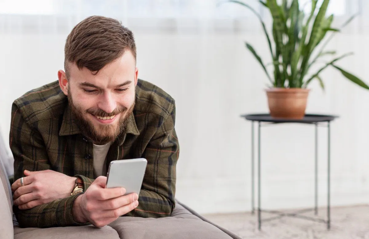 portrait entrepreneur browsing mobile phone 23 2148484024