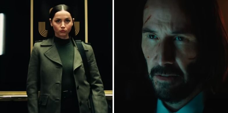 Ana de Armas en Keanu Reeves schitteren in eerste trailer van John Wick spin-off 'Ballerina'