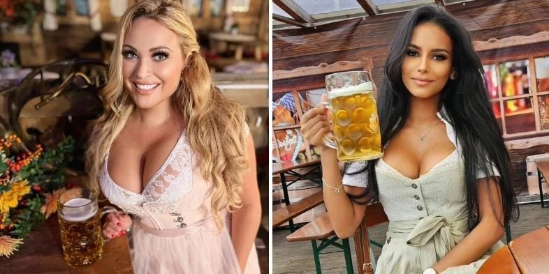 Laat ons al even opwarmen voor het aankomende Oktoberfest met deze prachtige drindl-babes (foto's)