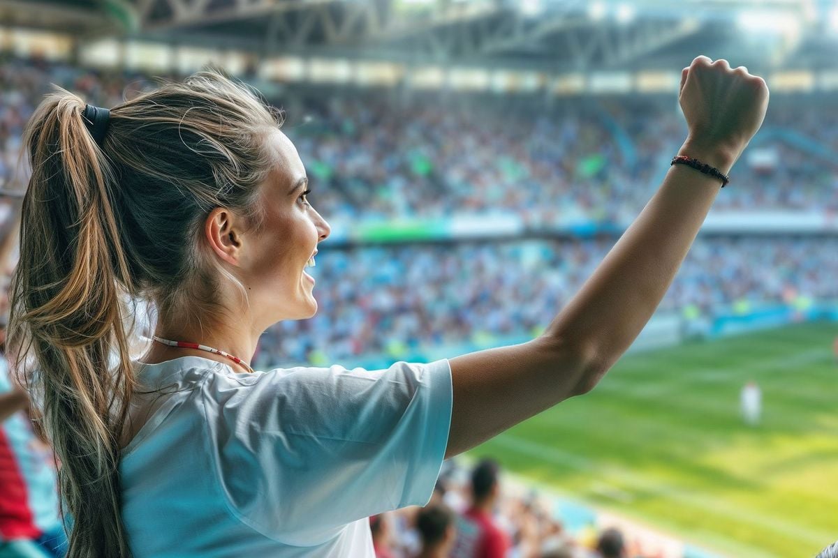 Sara (25) ging met vader naar voetbalmatch: "Het was saai, en tijdens de rust ging ik met een fan van bil in de toiletten!"