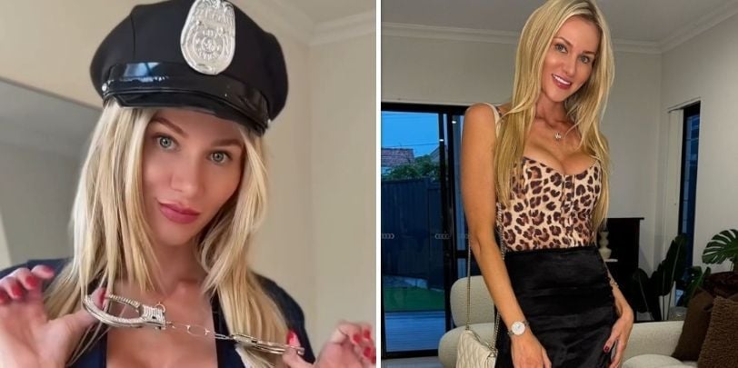 Instagram-meltdown nadat natuurster Dasha haar Halloween-kostuum onthult met stomend filmpje: "Arresteer me aub!"