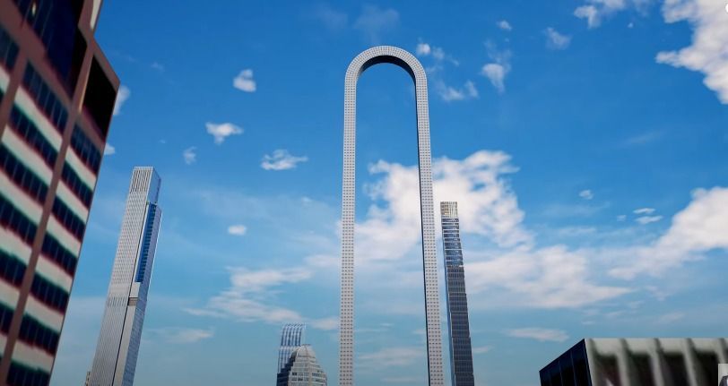 Nieuwe 1.220 meter hoge wolkenkrabber ‘The Big Bend’ in New York kan hoogste gebouw ter wereld worden