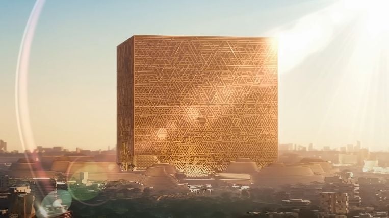 Saudi-Arabië start bouw van de 'Mukaab', het grootste gebouw ter wereld dat 20 Empire State Buildings kan huisvesten