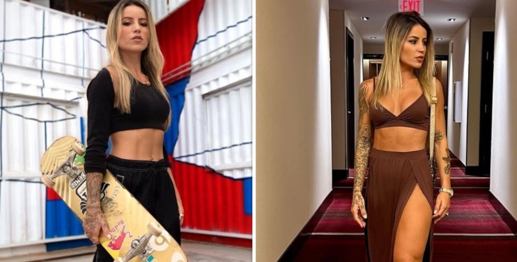 Skate-babe Leticia Bufoni toont haar indrukwekkend afgetrainde lichaam in bikini (foto's)