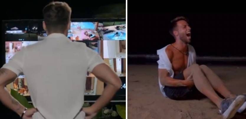 Kerel in Spaanse Temptation Island ziet zijn lief wippen met een andere man, en gaat dan compleet 'loco'