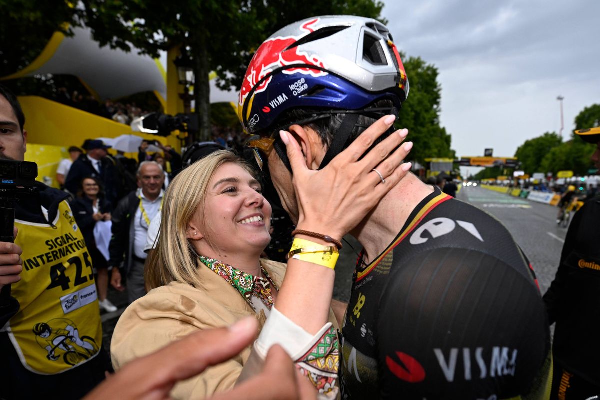 Van Aert's wife reflects on crashes after Roubaix triumph
