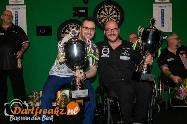 Van Velzen en D'Hondt winnen The Hague Disability Darts Invitational 2019