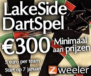 Lakeside Dart Spel van Zweeler doe mee en win!