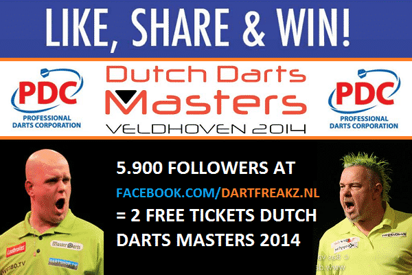 Zevende winnaar van Dutch Darts Masters 2014-tickets is Henk Krol