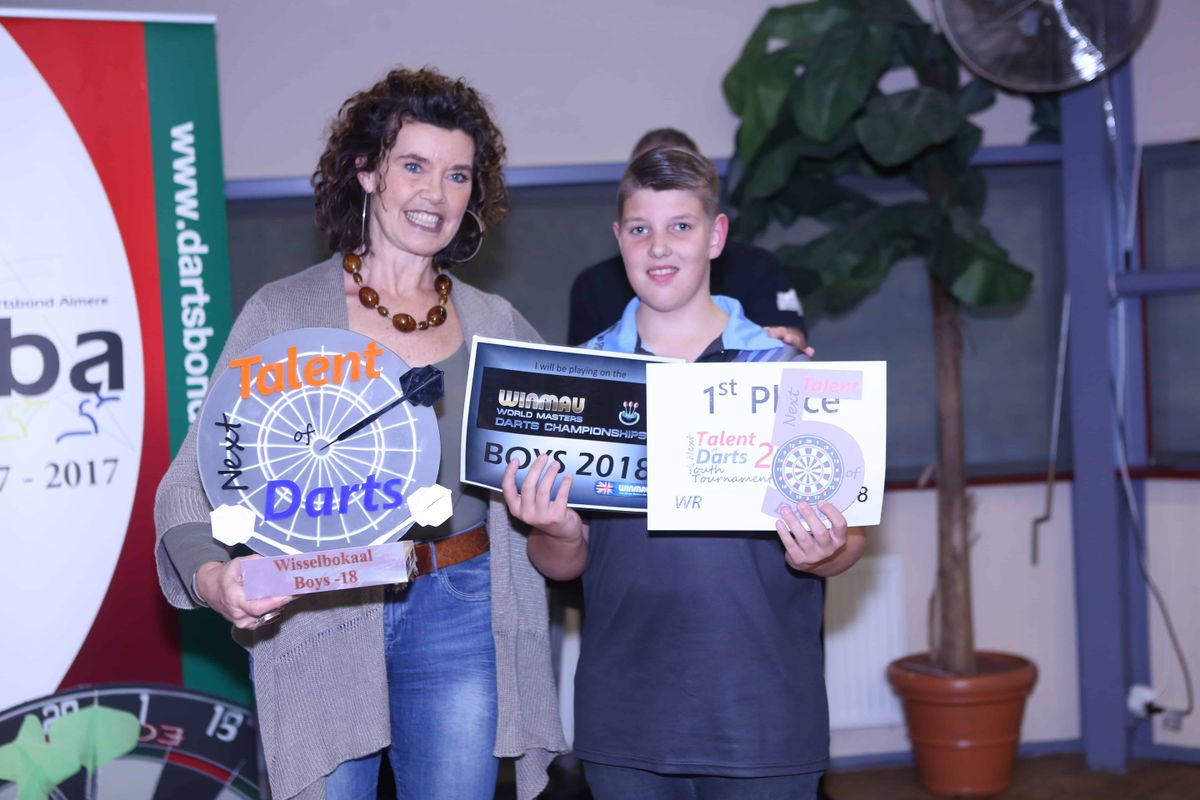 Lasker, Brussel en Van Bijnen winnen Next Talent of Darts