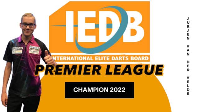 Jurjen van der Velde pakt International Elite Darts Board Premier League titel