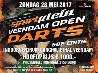 Sportplein Veendam Open: Voorinschrijving tot maandag 24 mei