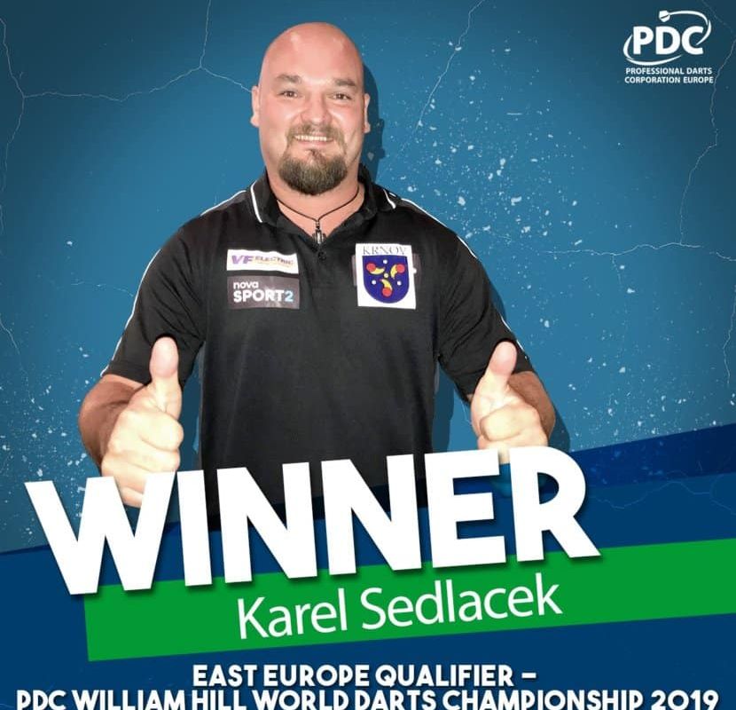 East Europe qualifier Karel Sedlacek naar het PDC World Championship