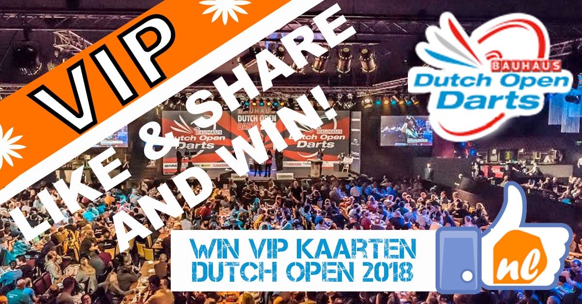 Inschrijven voor Dutch Open 2018 kan nog tot en met 15 januari